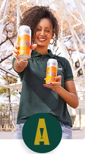 Joelma em campanha da Cervejaria Albanos