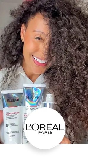 Joelma com produtos L'Oréal Paris